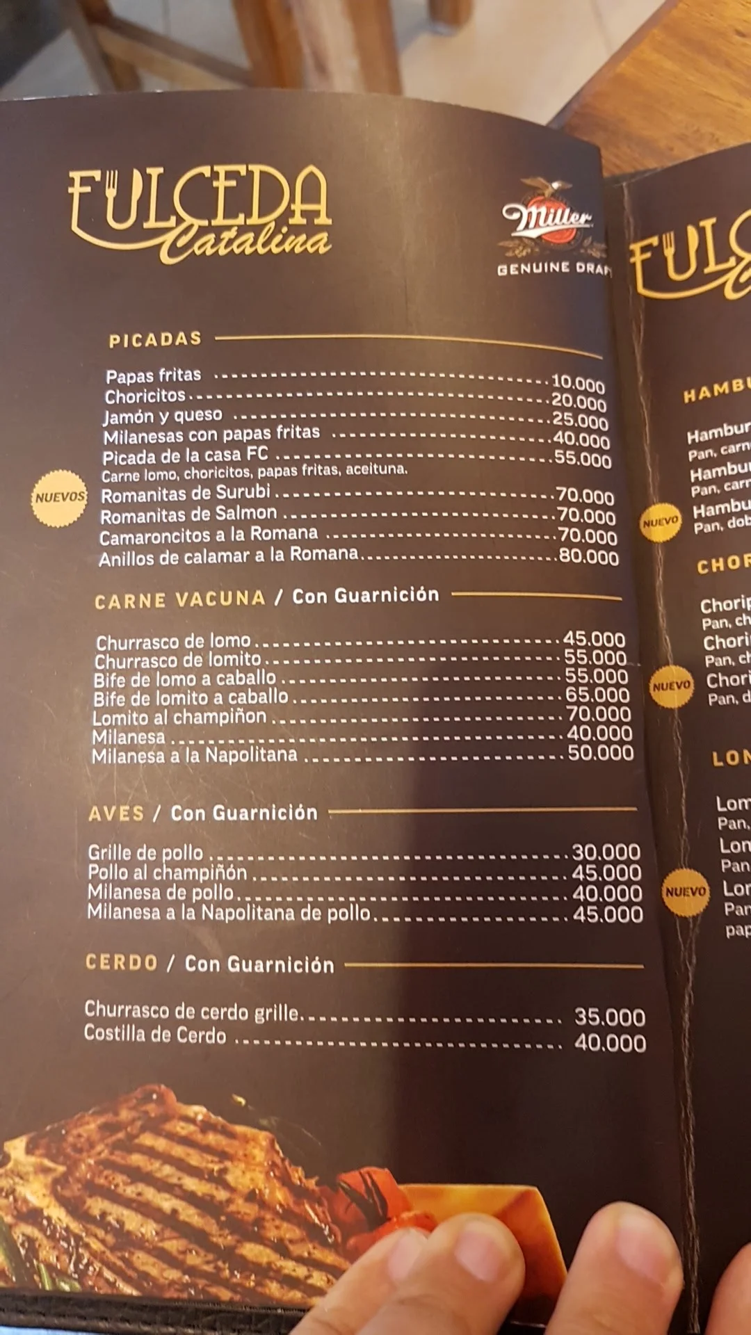 Menú de Catalina Fulceda — página 2