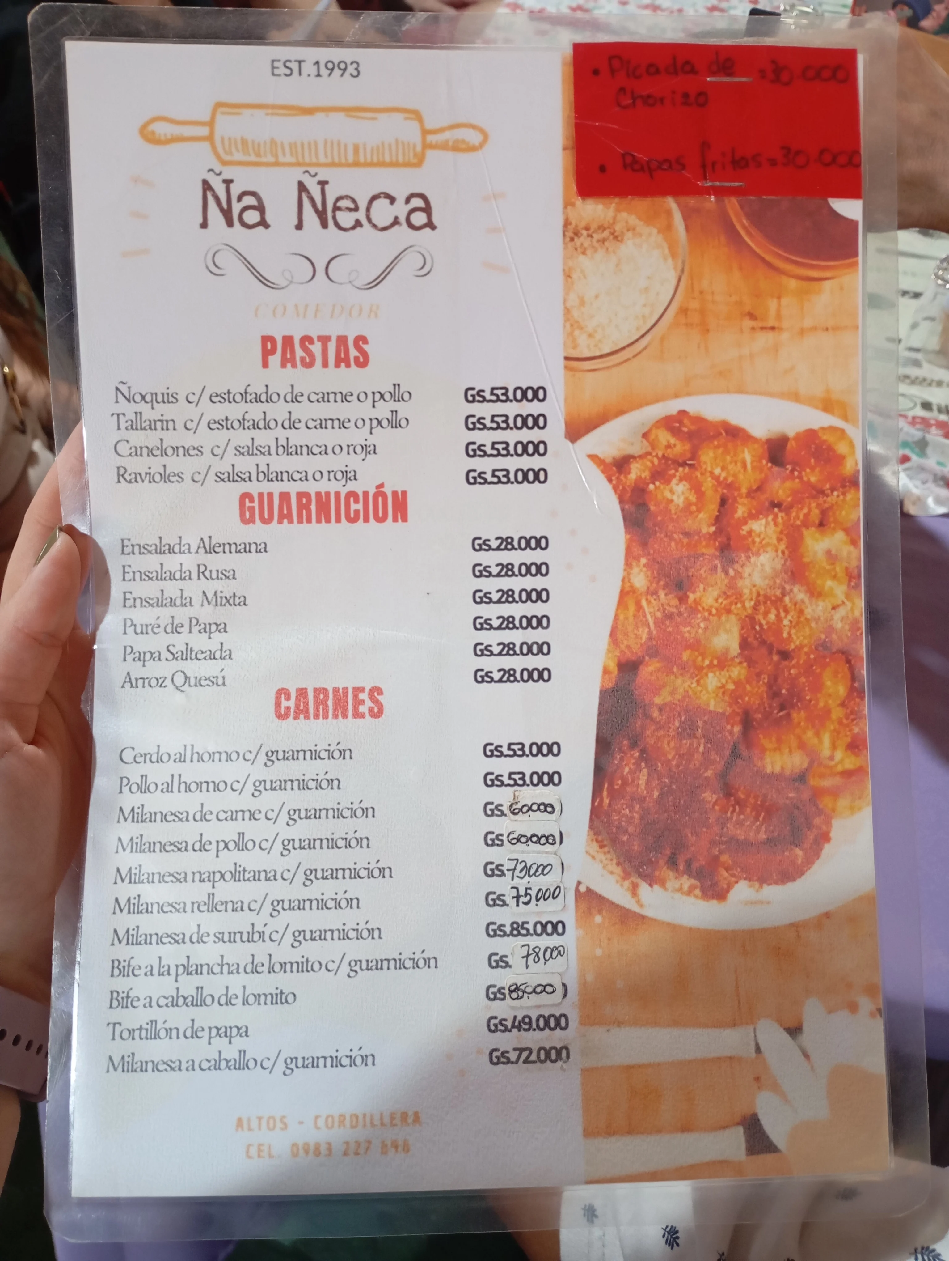 Menú de Comedor Ña Ñeca — página 5