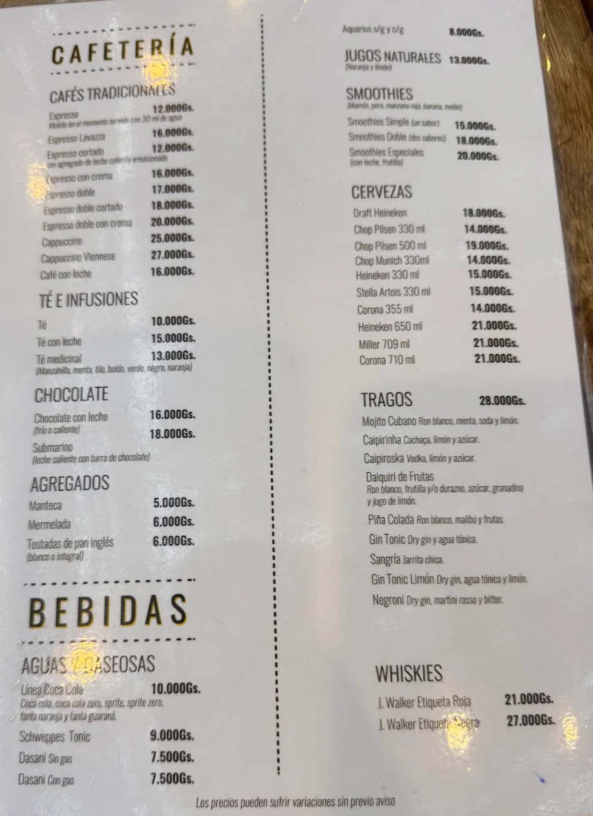 Menú de La Vienesa — página 3